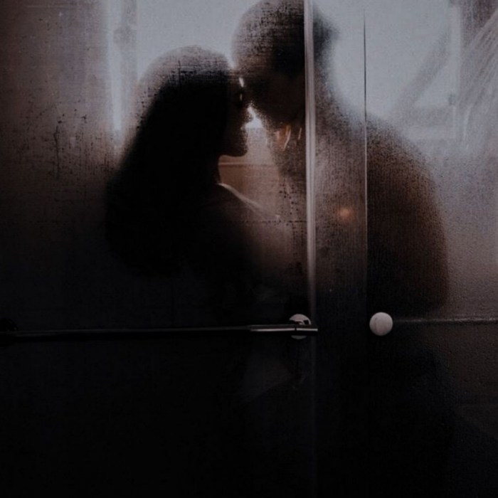 Man and woman wash