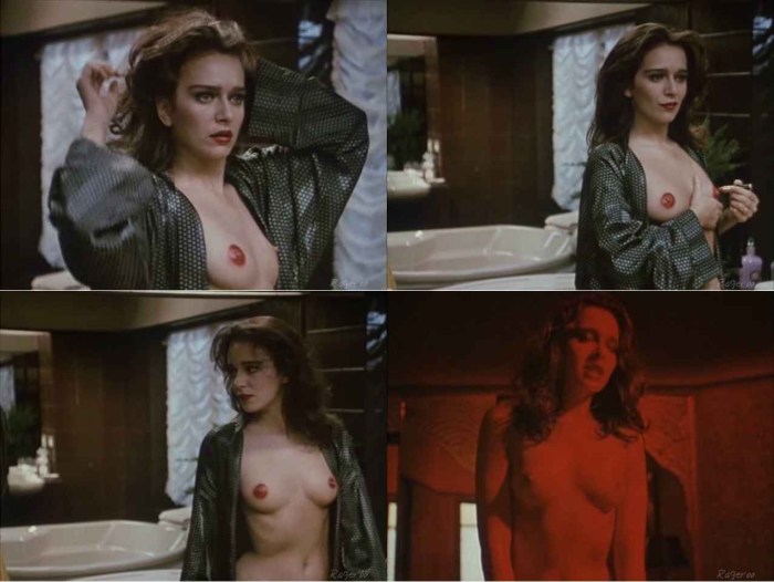 Valeria Golino in his youth