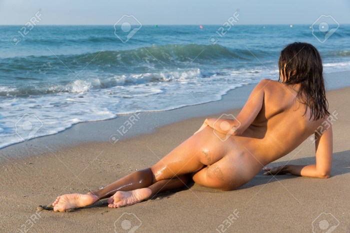 Beautiful naked female body