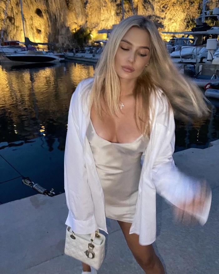 Natalia Rudova in a swimsuit