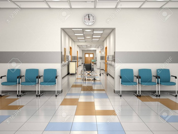 The lobby of hospitals