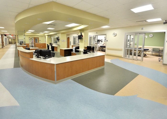 Reception in the clinic