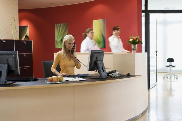 Hall of a veterinary clinic