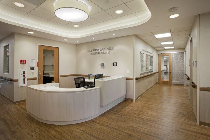 Reception for dental clinic