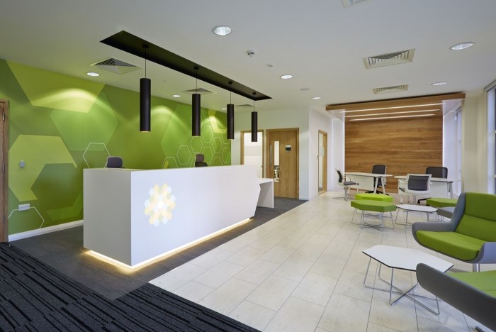 Reception of the medical center in Israel