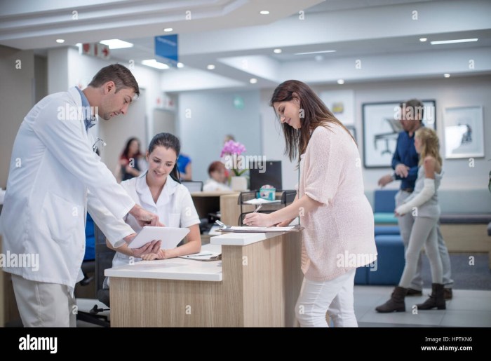 Reception clinic drawing