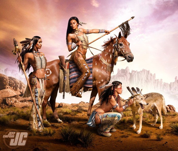 South America Indians tribes on the map