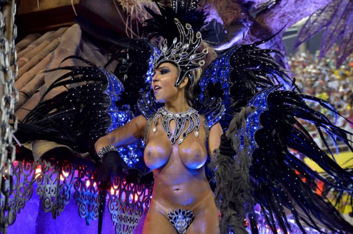 Naked carnival Brazil 1986