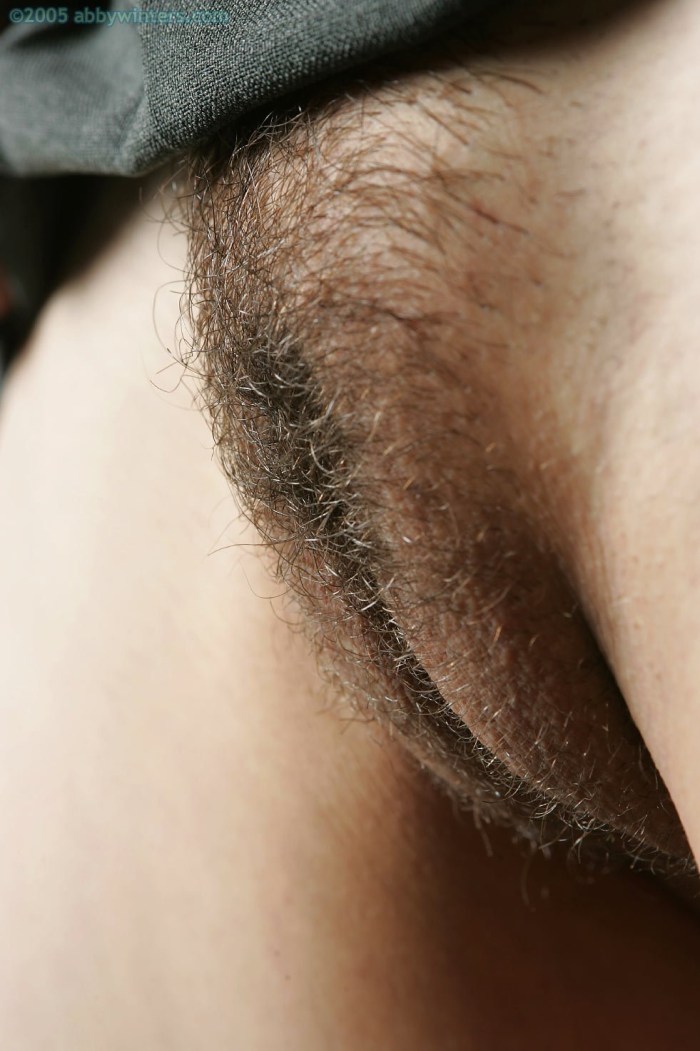 Small tits hairy pussy