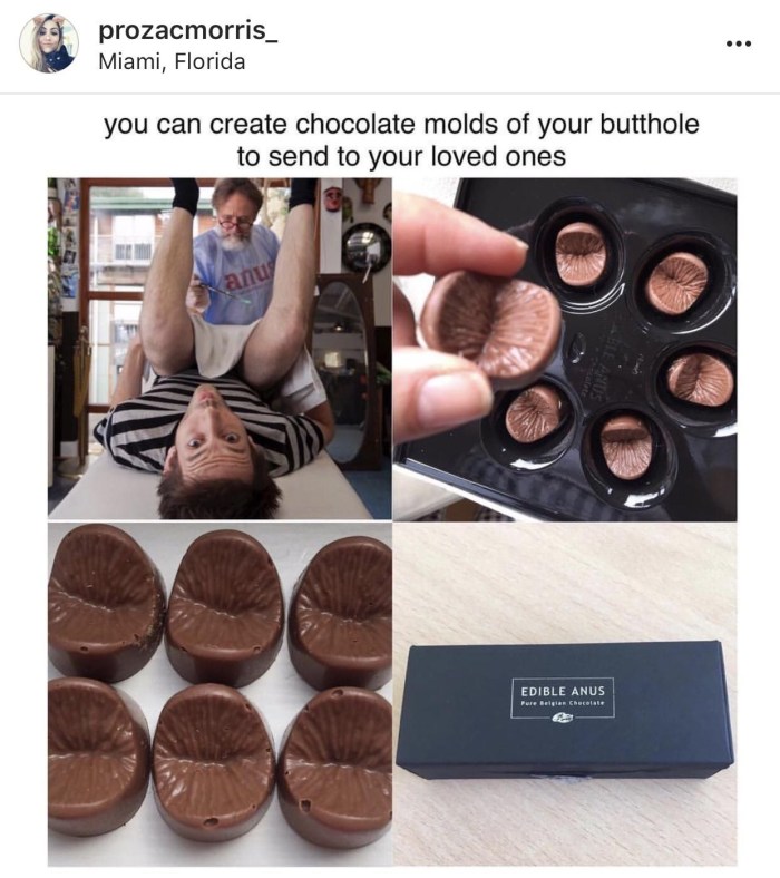 Butthole chocolate