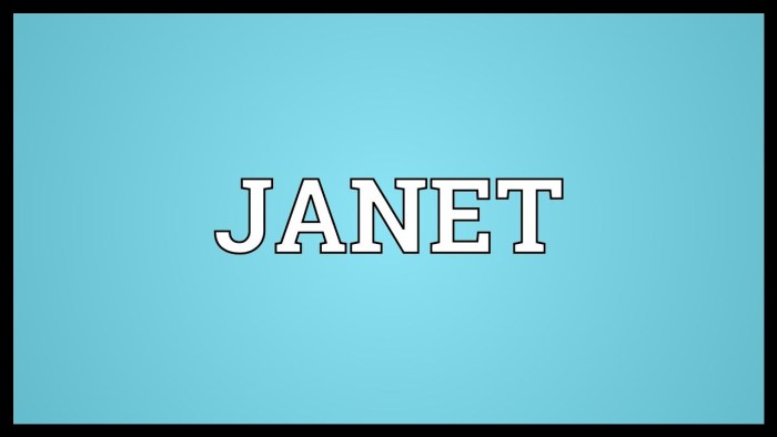Janet's name