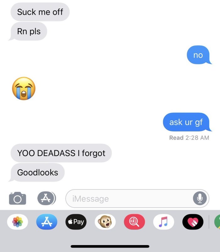 Suck me song