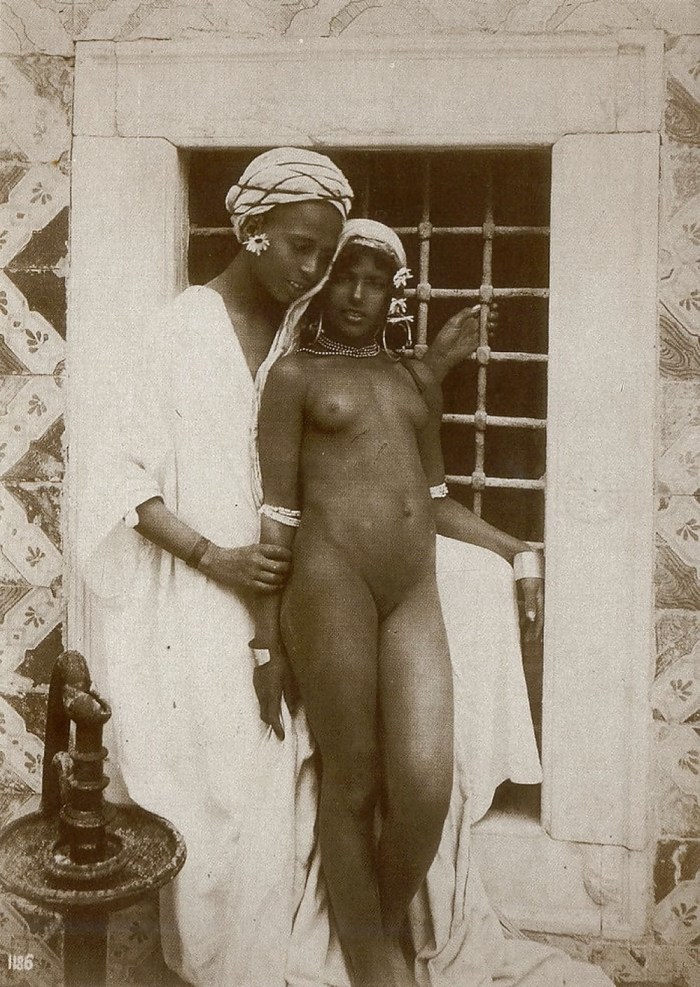 Naked black slave retro