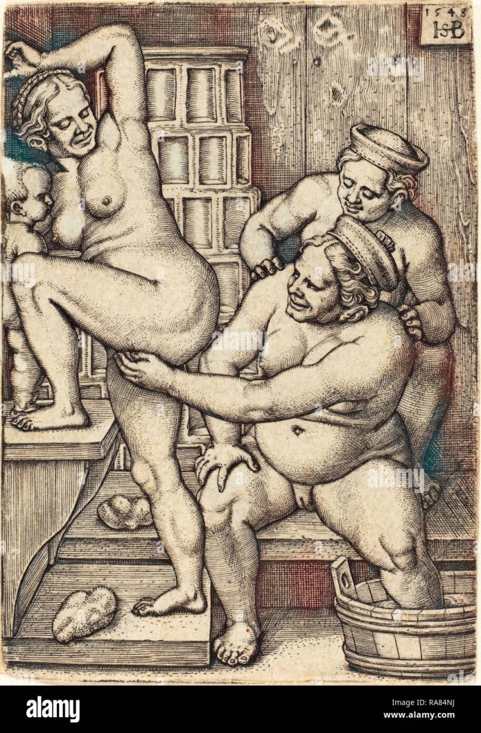 Ancient erotic engravings