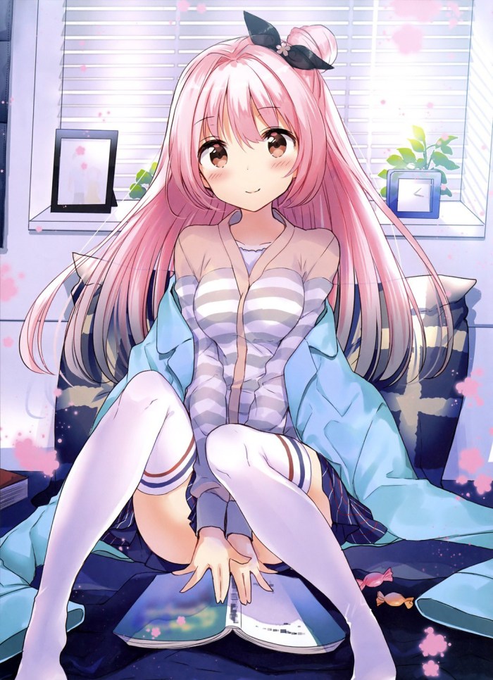 Anime girls in swimsuits