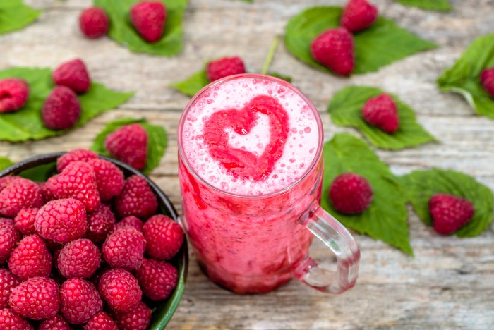 Raspberry dessert