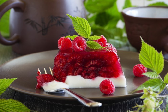 Raspberry sorbet ice cream