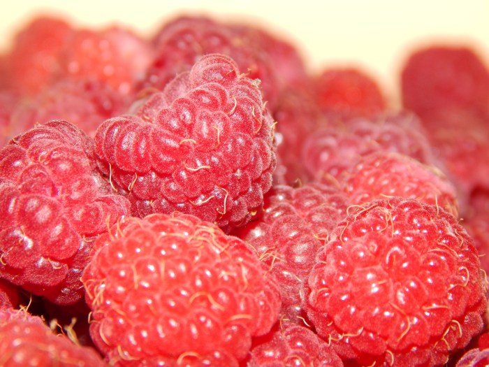 Raspberry in a mug