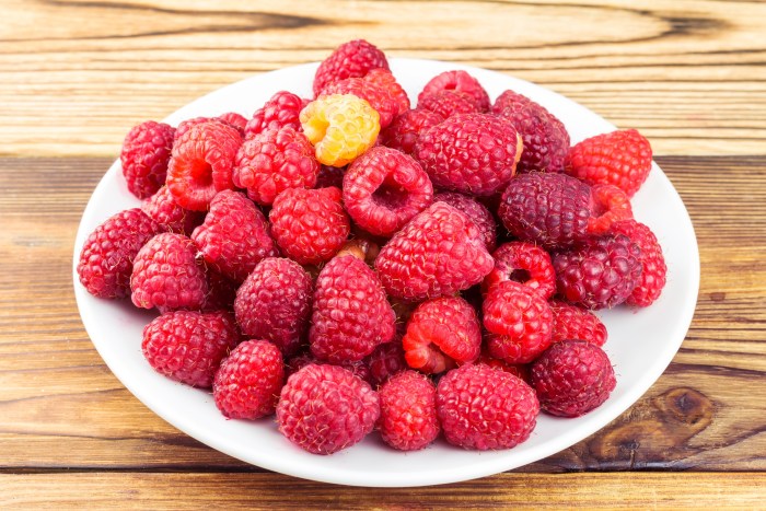 Sweet raspberries