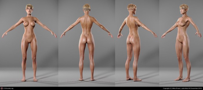 Naked woman in a lotus pose
