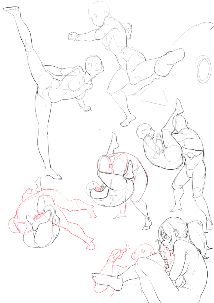 Pony base for reference sketch