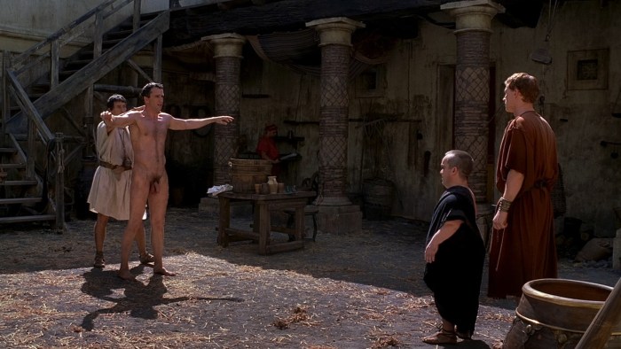 Naked in historical films