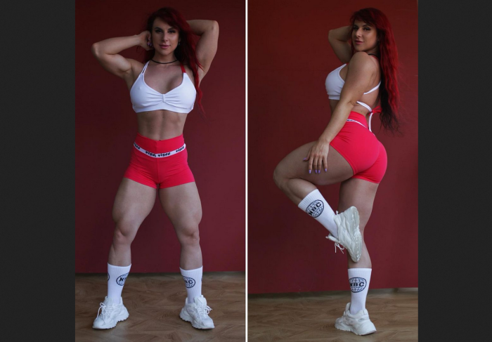 Bodybuilding amber Delyuk naked