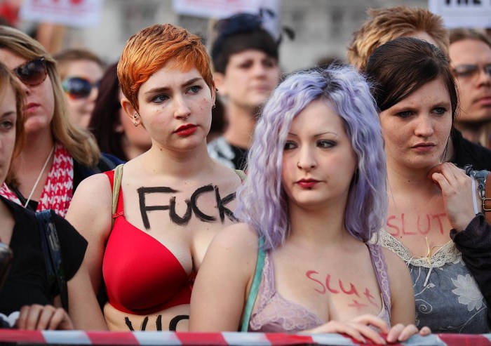 The parade of feminists