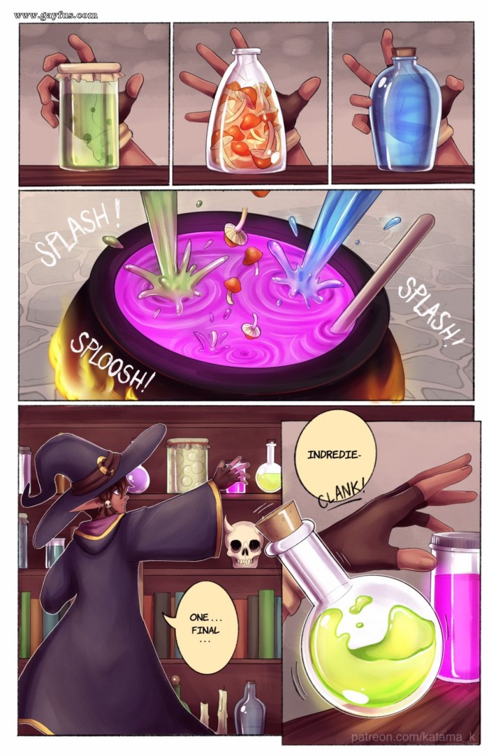 A bottle of potion