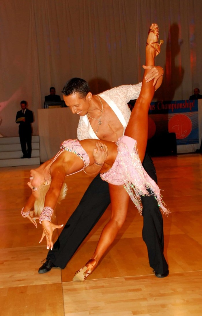 Naked ballroom dancers