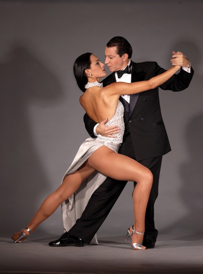 Naked ballroom dancers