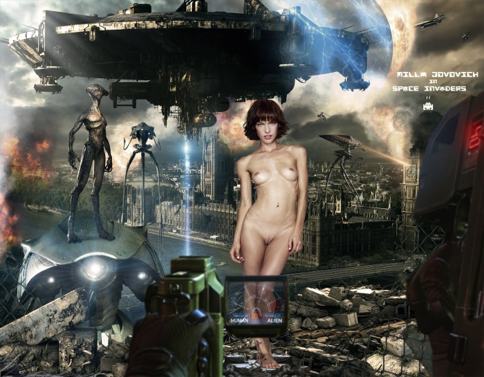 Milla Jovovich Oblast Evil Naked