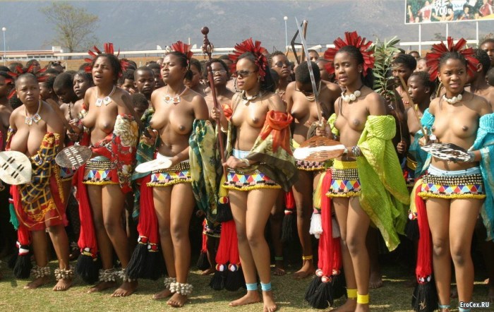 A lot of naked black women
