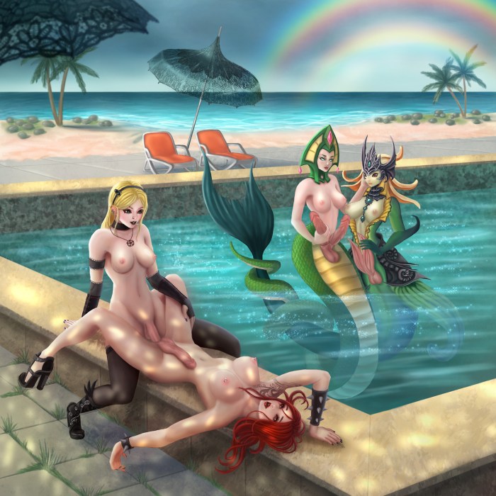 Astrid Berge-Frisbi Mermaid Naked