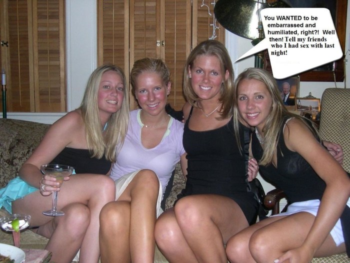 Naked women after the wedding