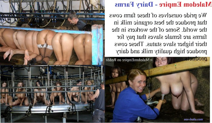 Naked girls in slavery