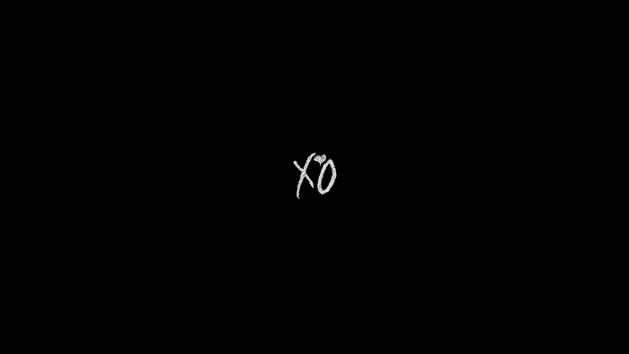 Wallpaper with inscriptions on a black background