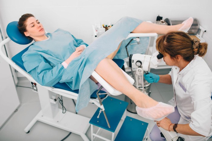 Research on a gynecological chair