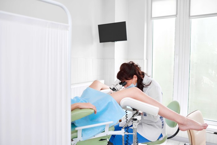 Hysteroscopy of the uterus with RDV