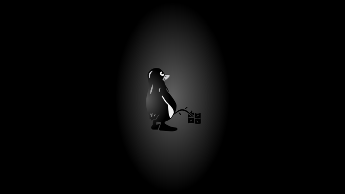 Wallpaper on the desktop aesthetics black