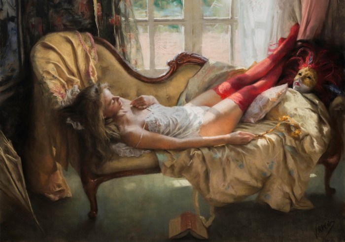 Vicente Romero redono painting