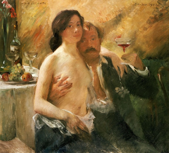 Lovis Corinant Self -portrait with his wife