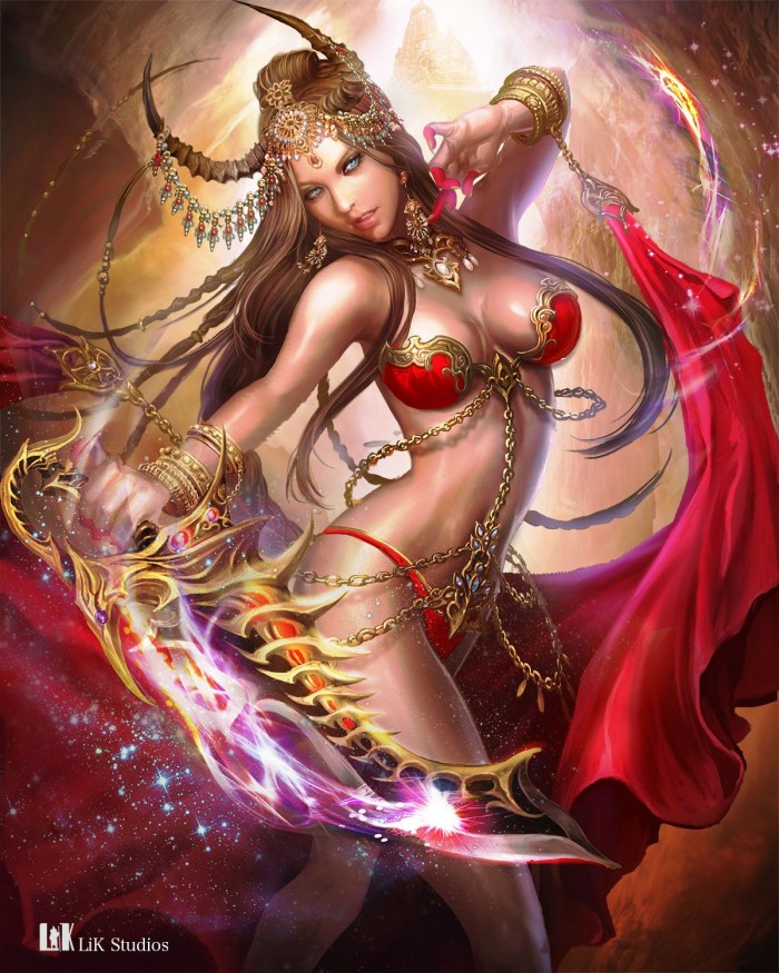 Demon and beauty