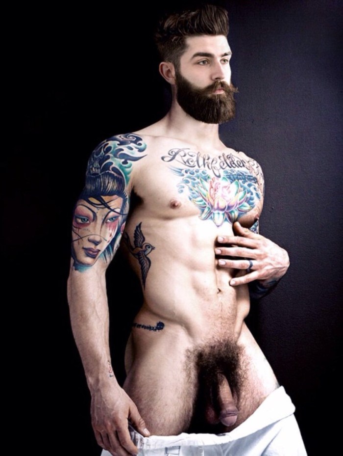 Hairy mature male