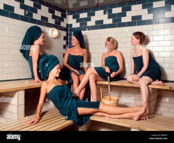 Women's sauna xx