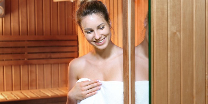 Camera in the Women's Sauna