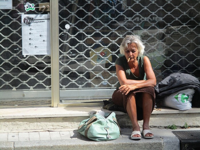 Drunk British on the street