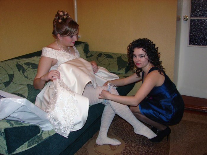 The drunken brides were disgraced