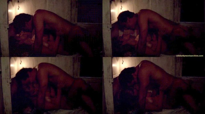 Erotic scenes with Alice Braga