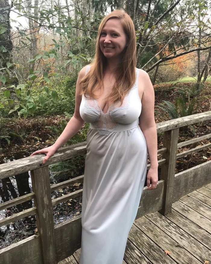 Pregnant grandmother boobs
